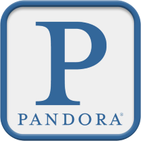 Logo von Pandora (P).