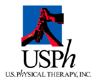 Logo von US Physical Therapy (USPH).