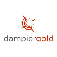 Logo von Dampier Gold (DAU).