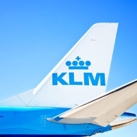 Logo von KLM Royal Dutch Airlines (CE) (KLMR).
