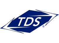 Logo von Telephone and Data Systems (TDS).