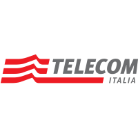 Logo von Telecom Italia (TI).