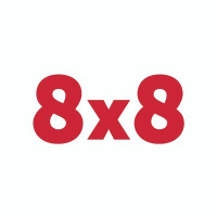 Logo von 8x8 (EGHT).