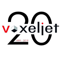 Logo von Voxeljet (VJET).