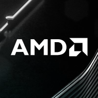 Logo von Advanced Micro Devices (AMD).